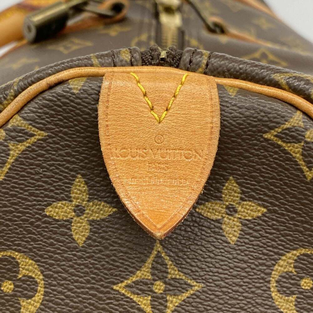 LOUIS VUITTON Brown Monogram Keepall 55 Boston Bag - Picture 5 of 10